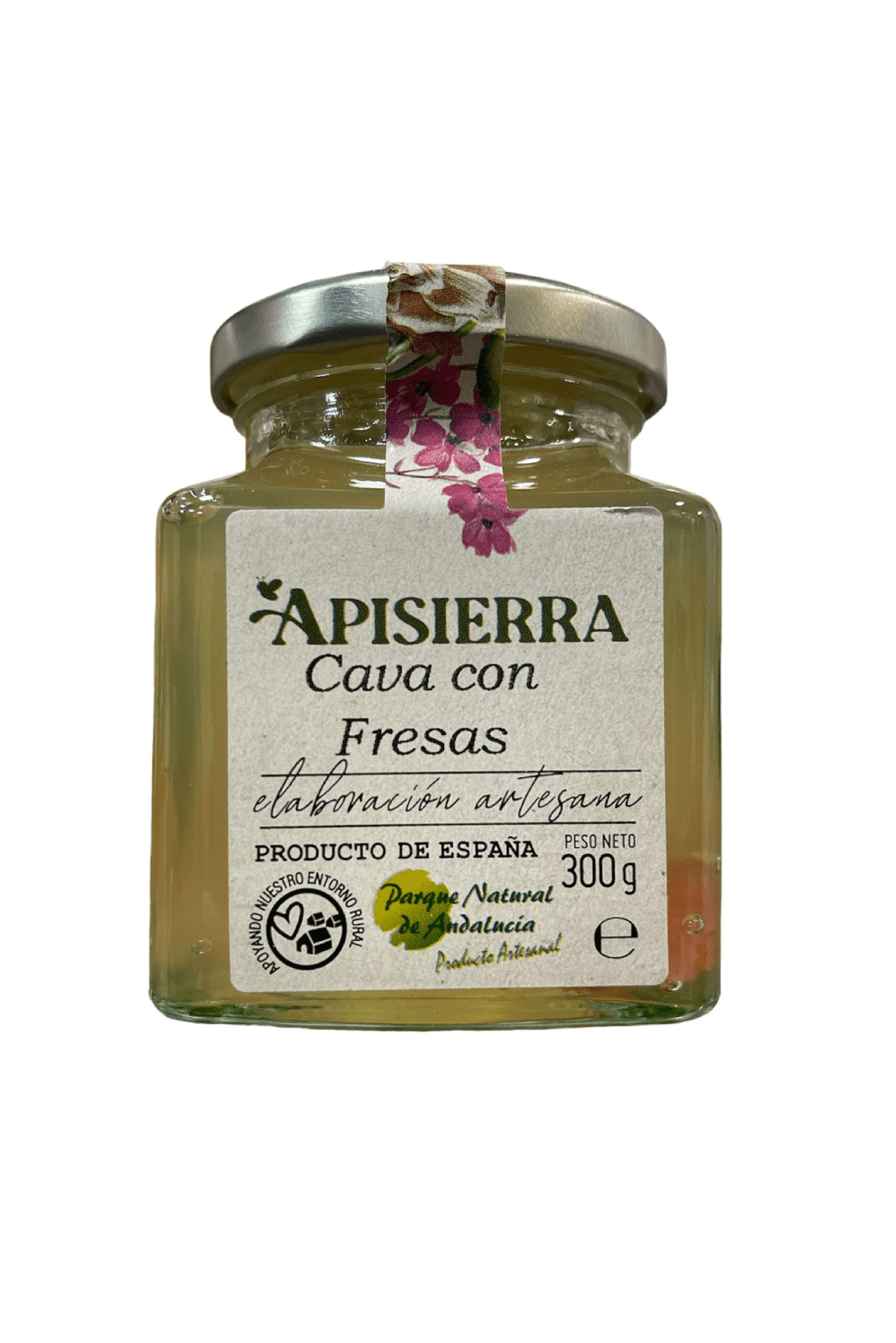 Mermelada de Cava con Fresas Apisierra