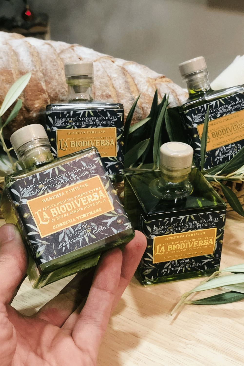 Aceite de Oliva Virgen Extra Picual Ecológico Biodiversa | Botella 100 ml - Imagen 2