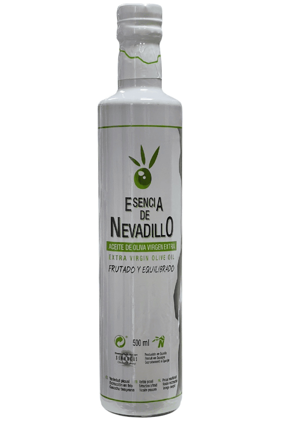 ESENCIA DE NEVADILLO PICUAL Aceite de Oliva Virgen Extra Picual Esencia de Nevadillo, calidad superior con sabor frutado y toques de almendra.