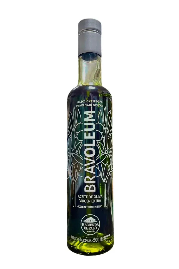 Aceite de oliva virgen extra Bravoleum Primer Día Picual 500 ml, AOVE de Jaén de cosecha temprana, fresco y equilibrado.