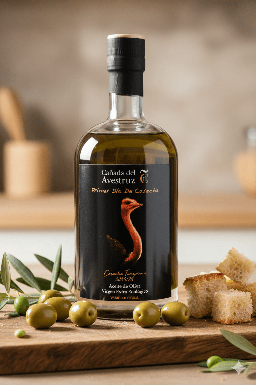 Aceite de oliva virgen extra de cosecha temprana disponible en Jarrucheo