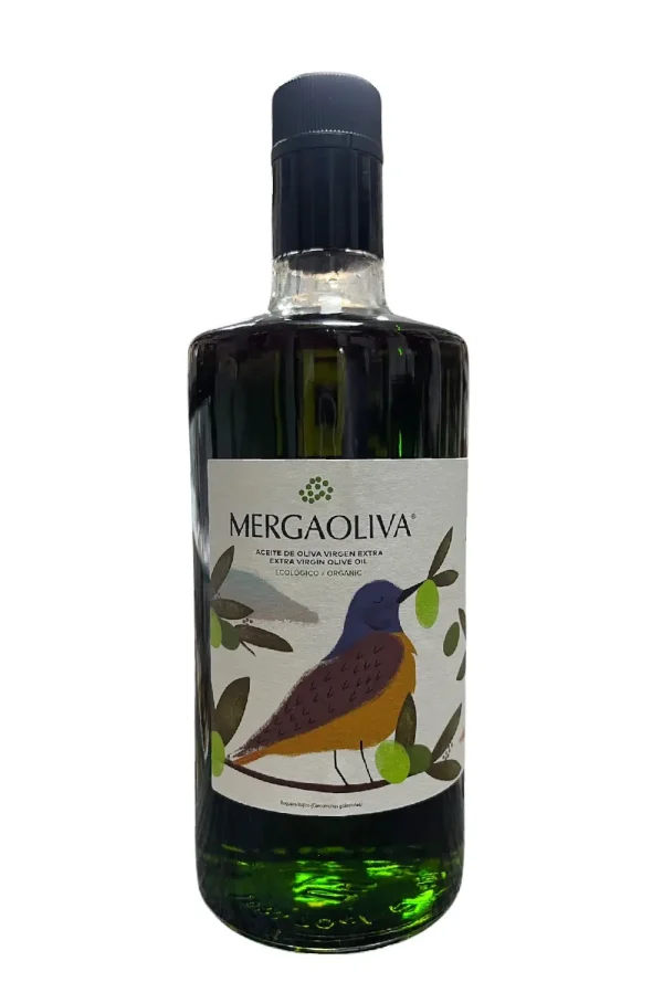 Aceite de oliva virgen extra Mergaoliva Picual 700 ml, AOVE premium de Jaén, fresco y equilibrado.